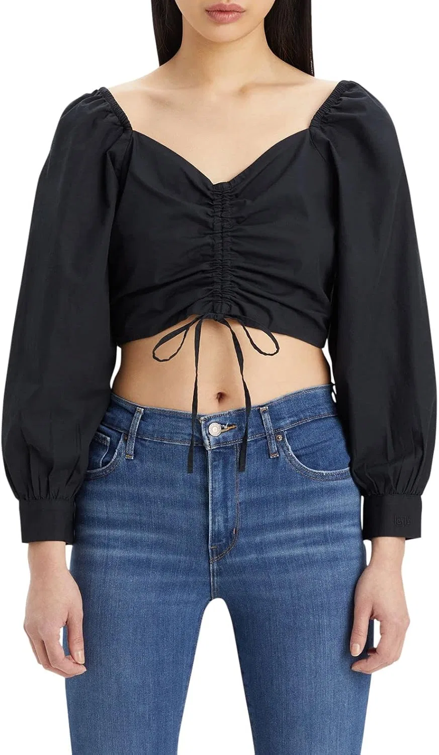 Блуза, стандартная, Devin, Levi's, черный