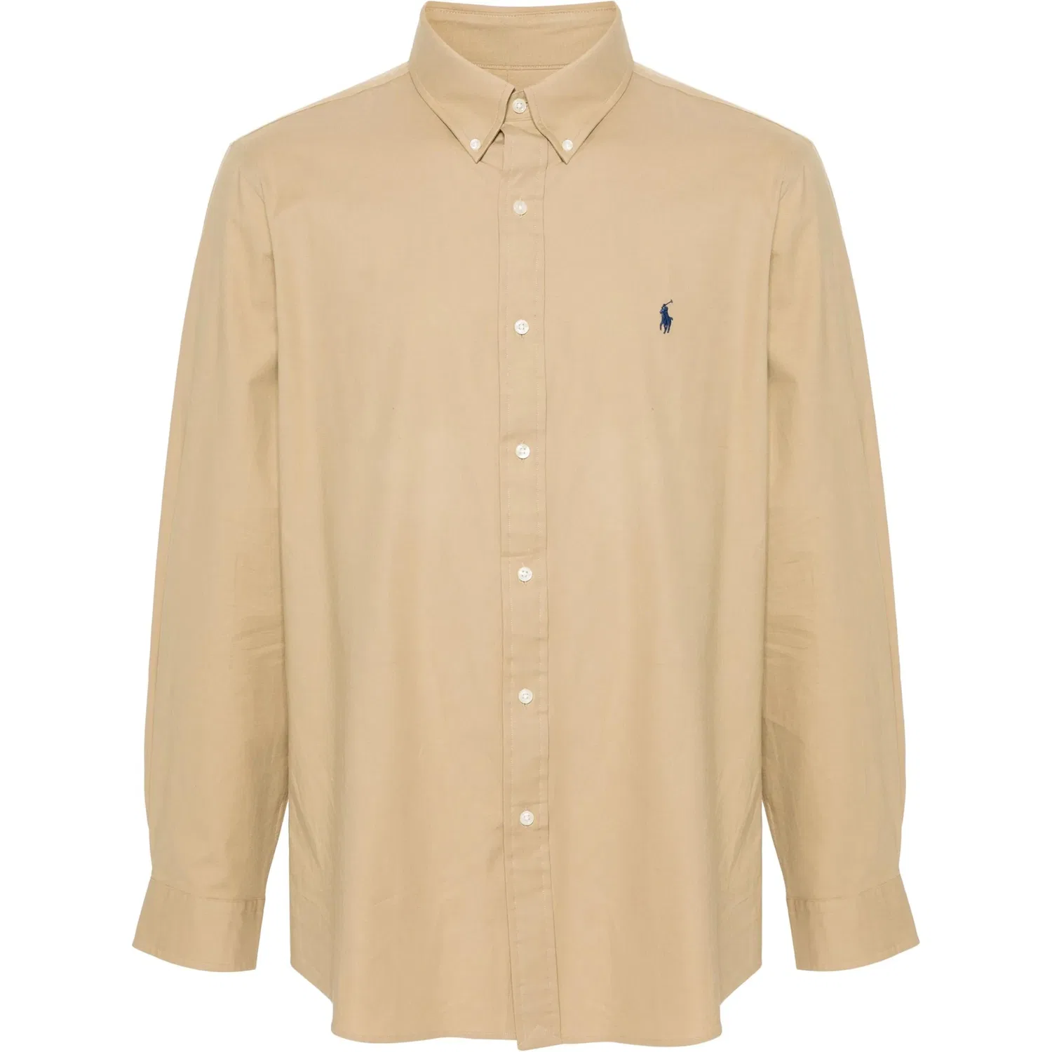 Поло с вышивкой пони из стрейч-хлопка Polo Ralph Lauren, Light Umber