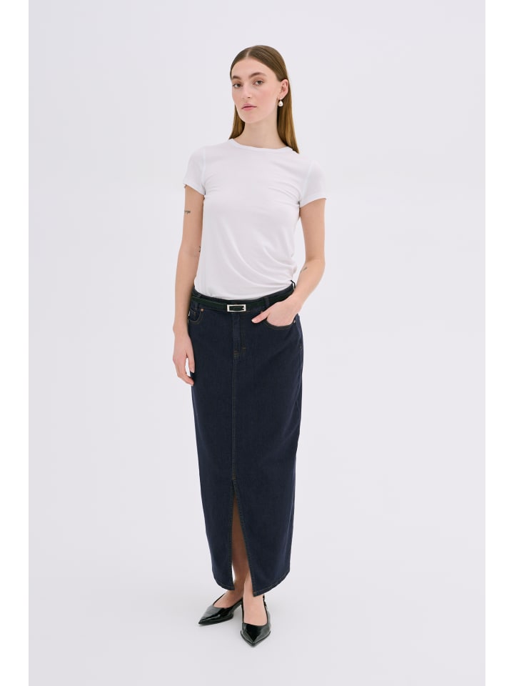 

Юбка длиной до колена My Essential Wardrobe, цвет dark blue un-wash
