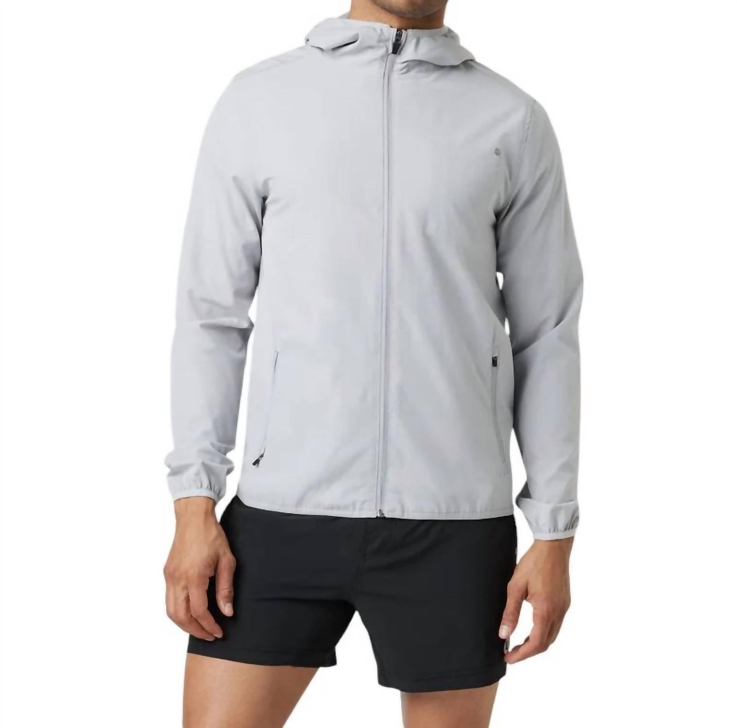 

Мужская куртка Outdoor Trainer Shell с платиновой льняной текстурой Vuori, цвет platinum linen texture