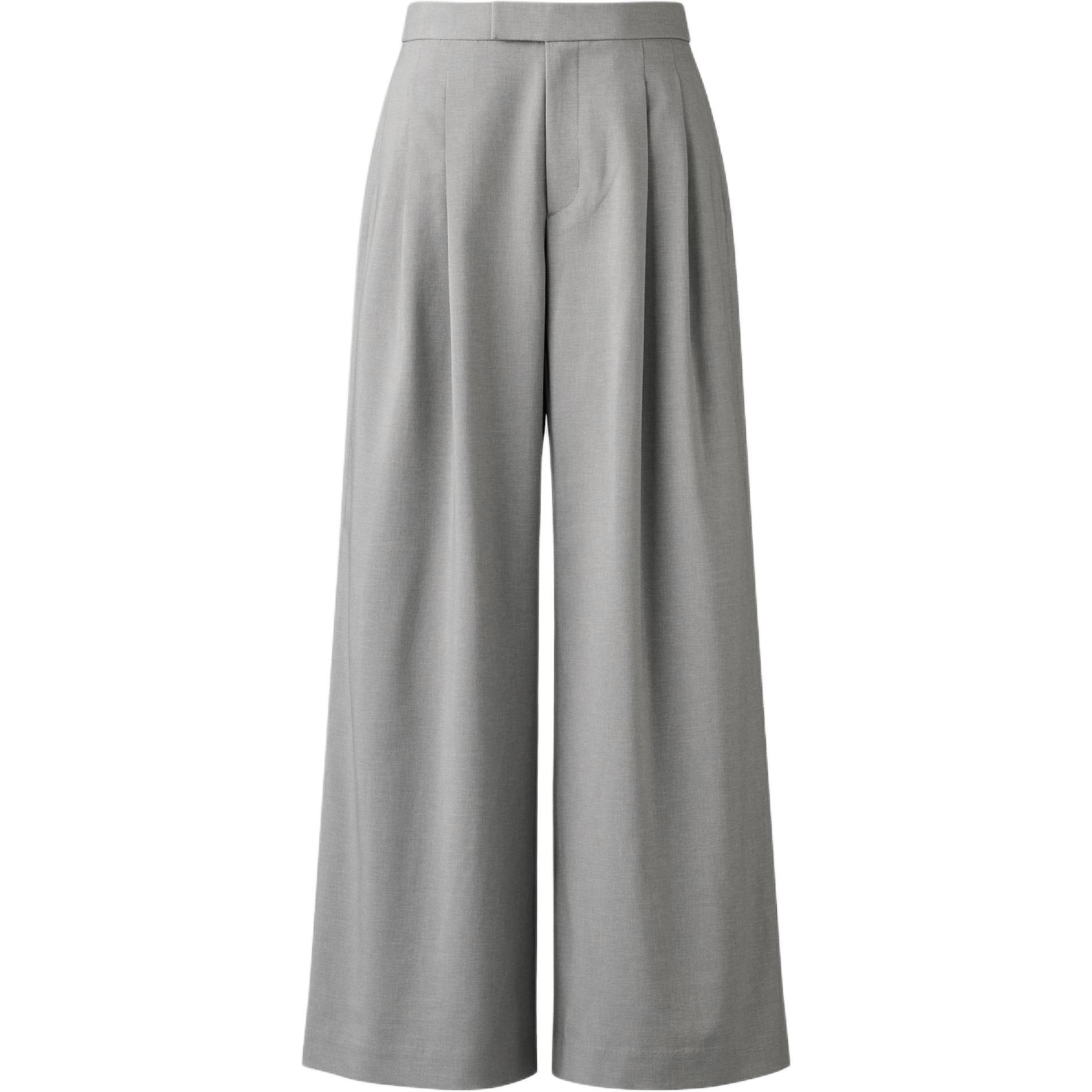 

Коллекция C SS25 повседневные брюки женские gray UNIQLO, серый