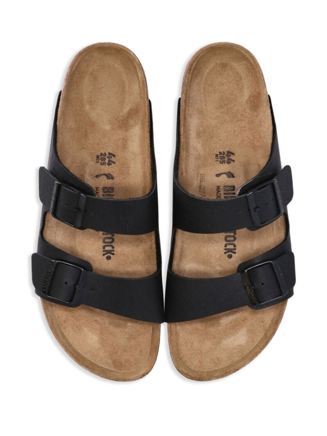 Сандалии Birkenstock Arizona Birko-Flor, черный сафьяно — фото 4