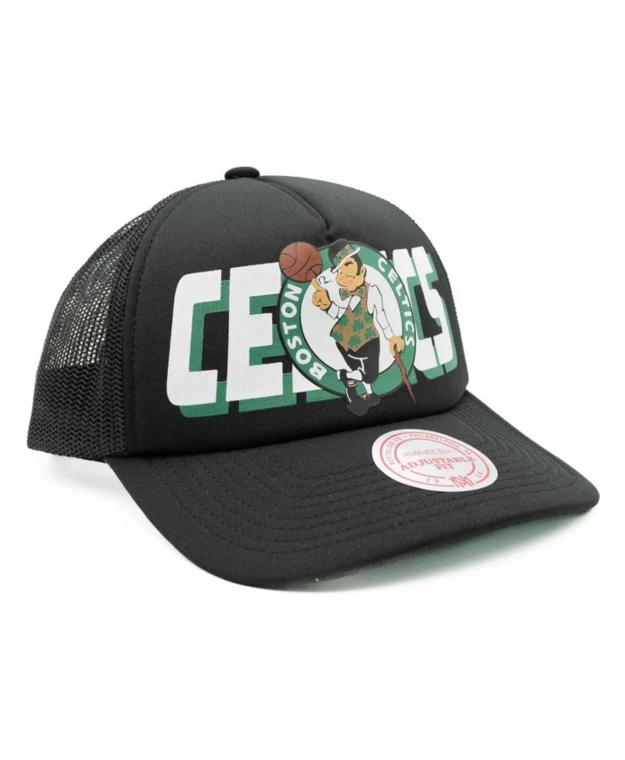 

Кепка для рекламного щита «Бостон Селтикс» Mitchell & Ness, черный