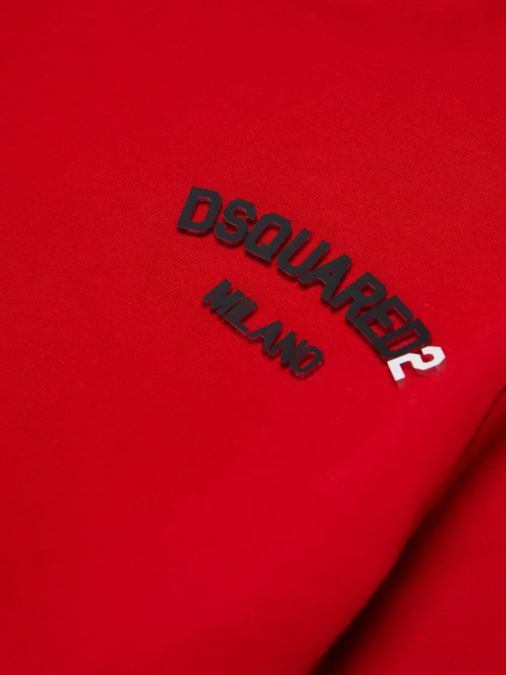 Футболка с круглым вырезом Dsquared2 Kids, красный — фото 4