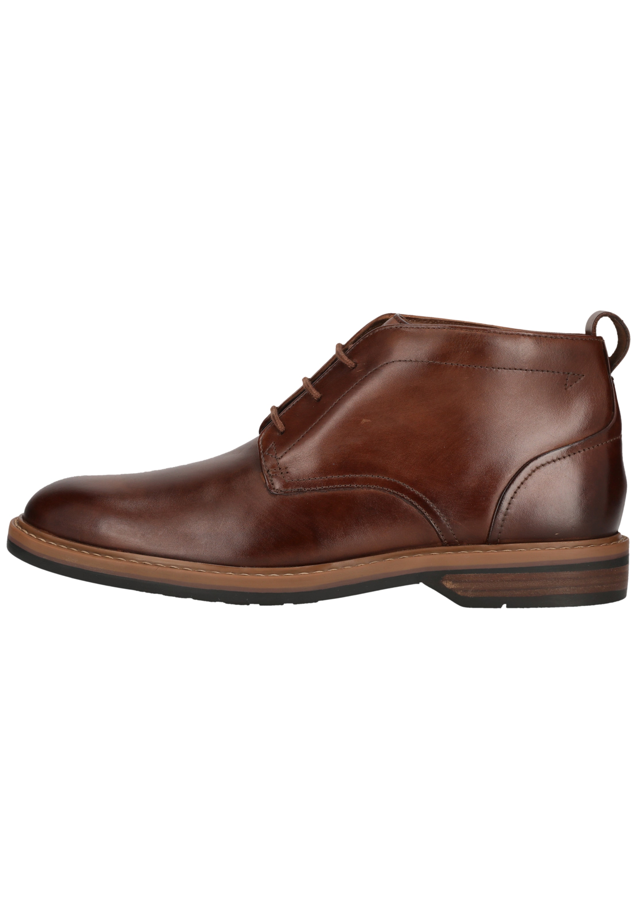 CLARKS Туфли 'Aldwin Chukka' на шнуровке в коричневом цвете — фото 2