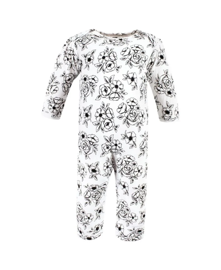 Мягкий хлопковый комбинезон для девочек Hudson Baby, Mom Dad Toile — фото 4