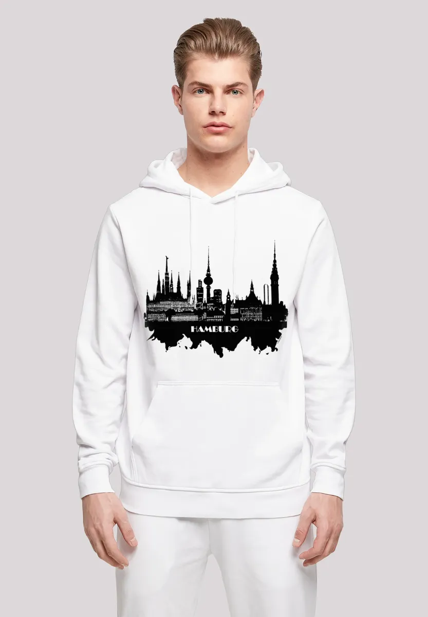

Толстовка F4NT4STIC "Cities Collection - Hamburg skyline", принт, белый