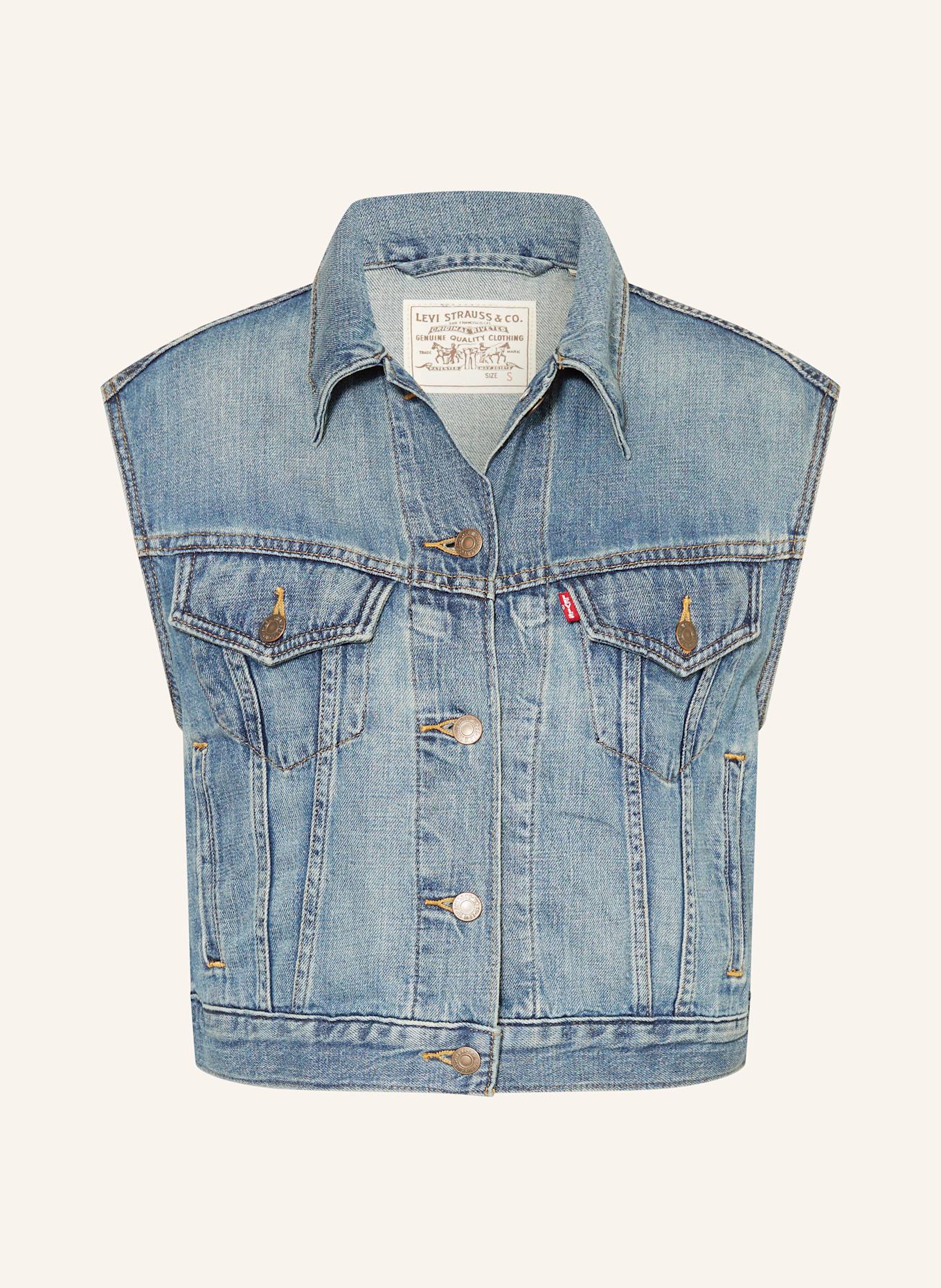 

Джинсовый жилет укороченный 90-е Levi'S, синий
