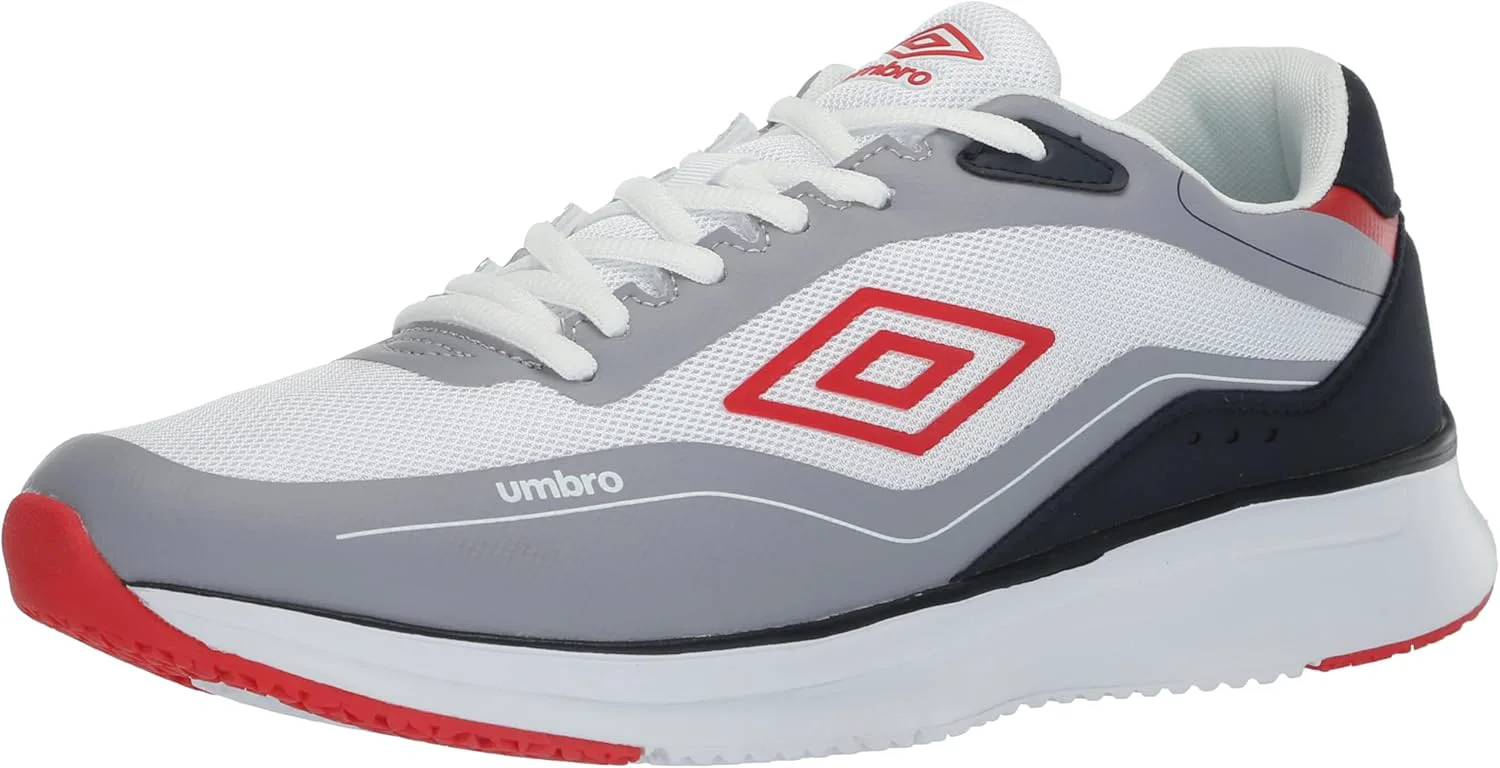 

Кроссовки Umbro Mens Priam, серый/белый/темно-синий/красный