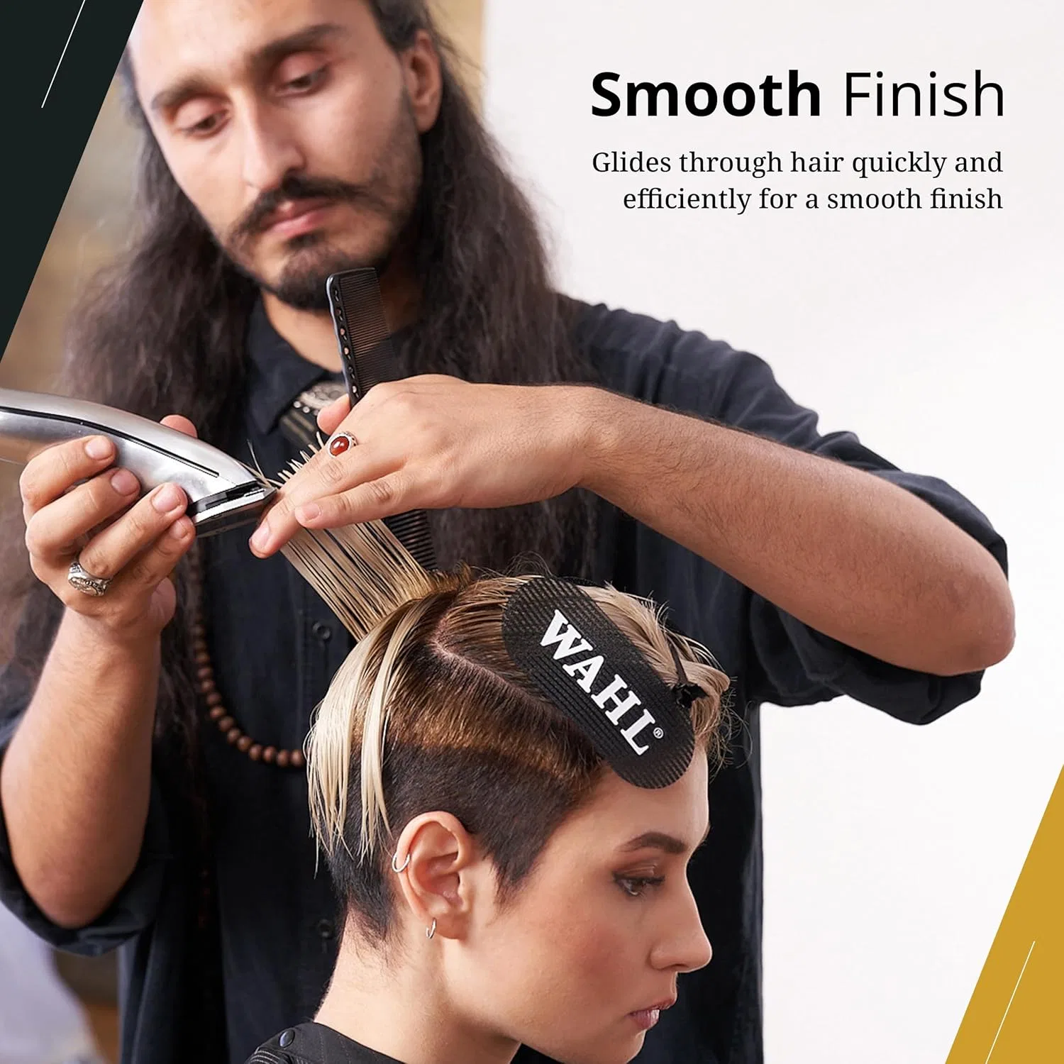 Насадки-гребни WAHL для машинок Arco/Adelar и Bravura, черные Wahl Professional, Black — фото 3