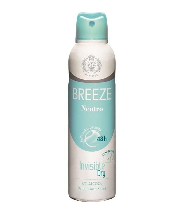 

Breeze, Neutro Invisible Dry, Дезодорант, 150мл