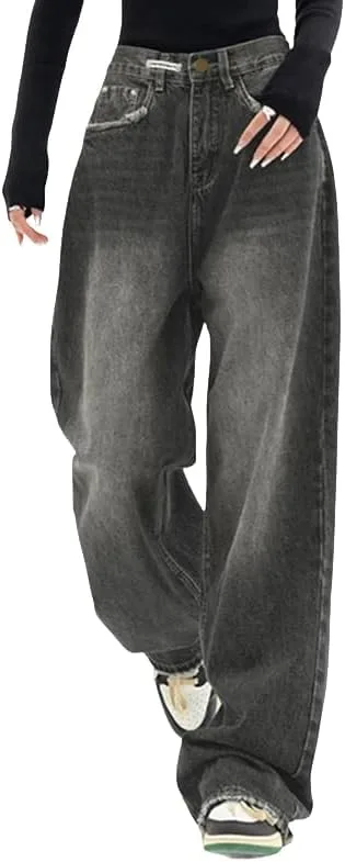 

Emmiol джинсы для женщин Wide Leg Baggy в стиле Y2K