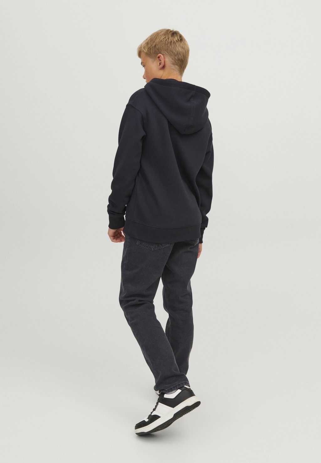 Джинсы свободного кроя JJICLARK JJORIGINAL Jack & Jones Junior, цвет black denim — фото 3
