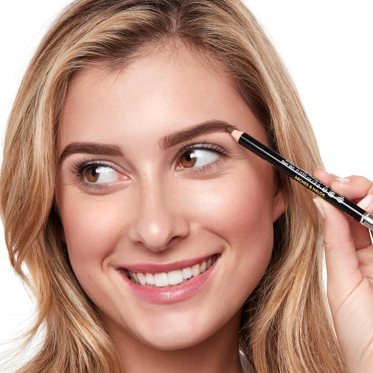 Карандаш для бровей Precision Brow Shaping Pencil Arches & Halos, теплый коричневый, 2 мл Arches And Halos — фото 4
