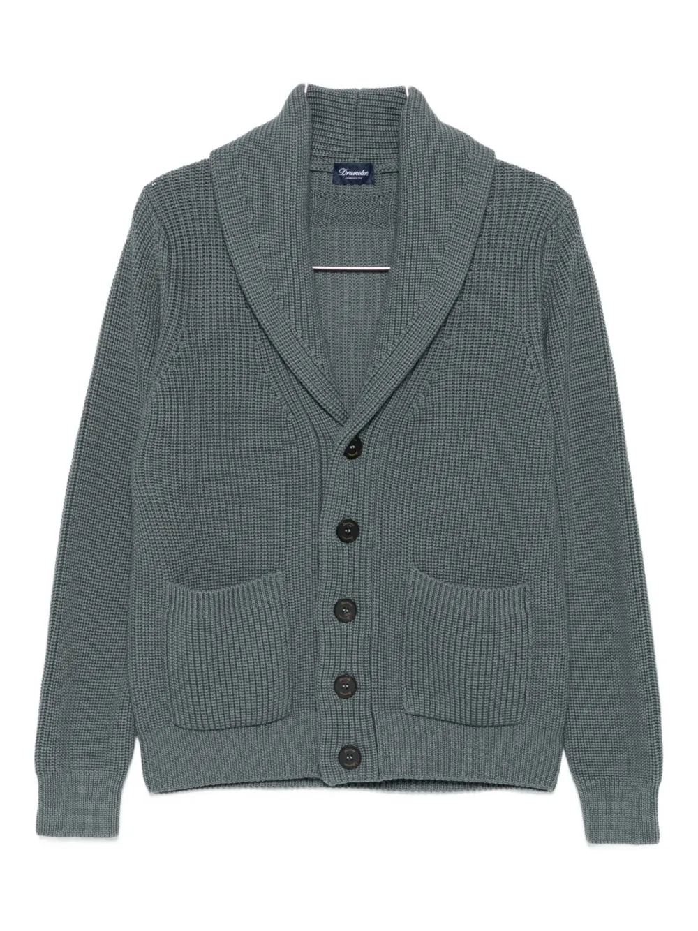 

Кардиган с шалевым воротником Drumohr, зеленый