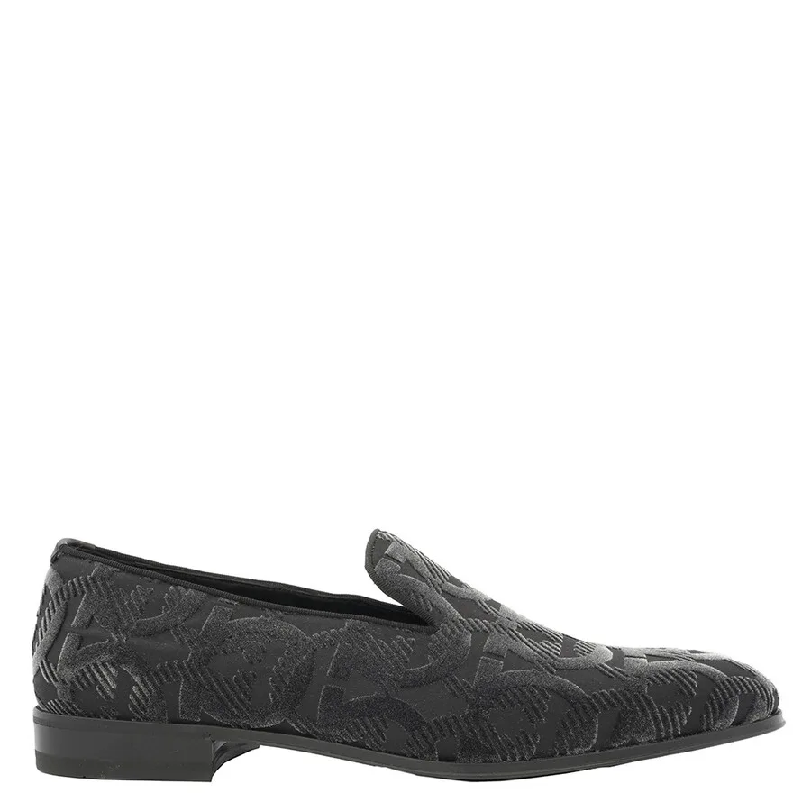 Мужские лоферы Salvatore Ferragamo Gancini с черными линзами, черный