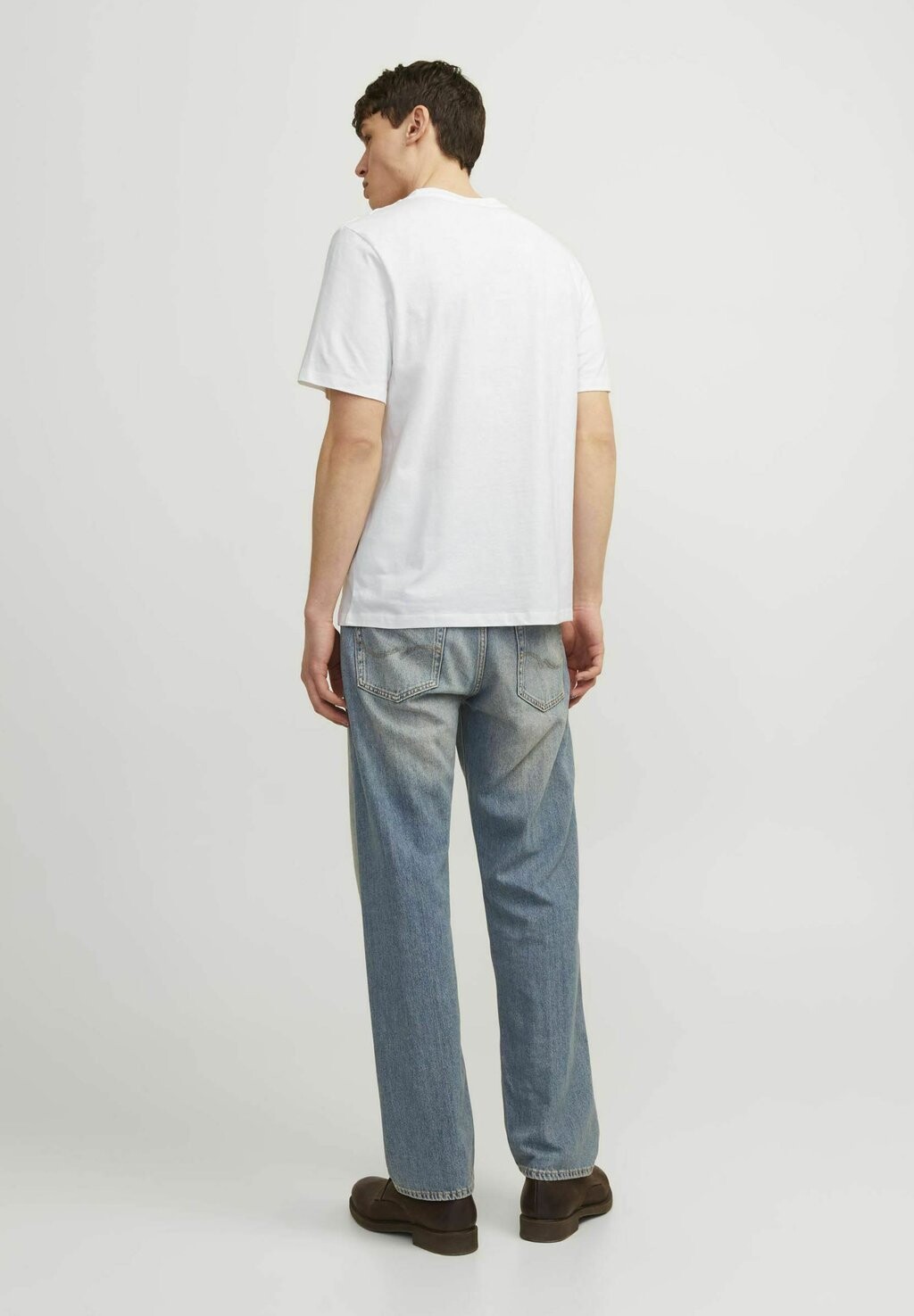 

Футболка с принтом RUNDHALS Jack & Jones PREMIUM, белый