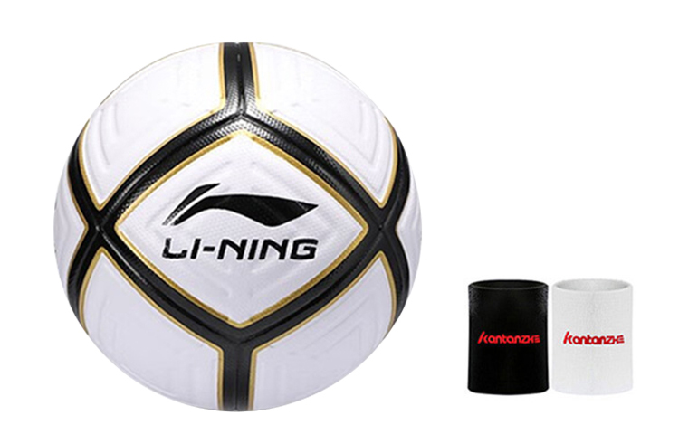 

LINING Размер 4 футбольный мяч TPU Unisex черный белый