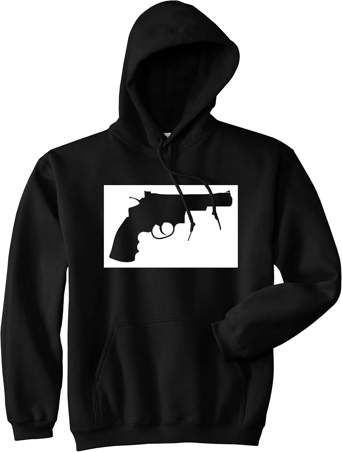 

Kings Of NY Gun Silhouette Style Revolver 45 Chrome худи