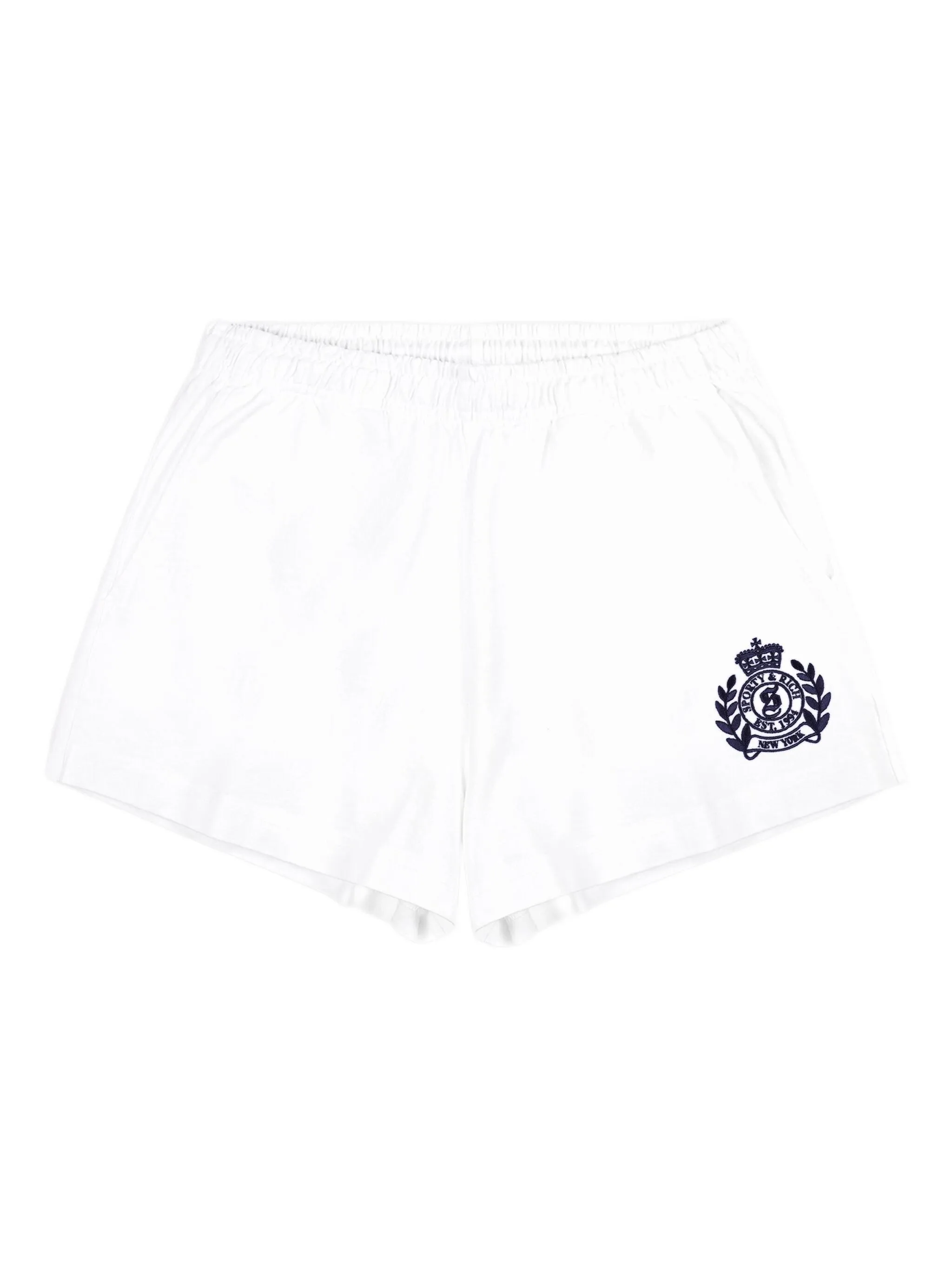 

Шорты H&W с вышивкой Sporty & Rich, белый