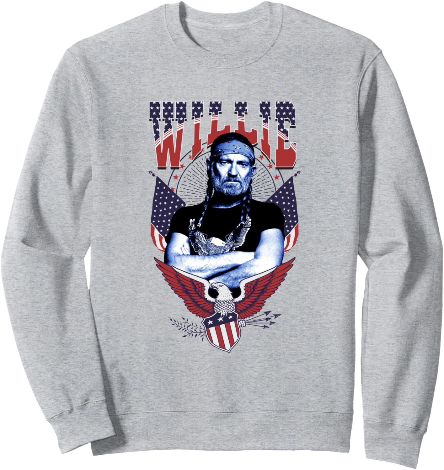 

Официальная толстовка с изображением орла Вилли Нельсона, серая Willie Nelson, Серый, Официальная толстовка с изображением орла Вилли Нельсона, серая Willie Nelson