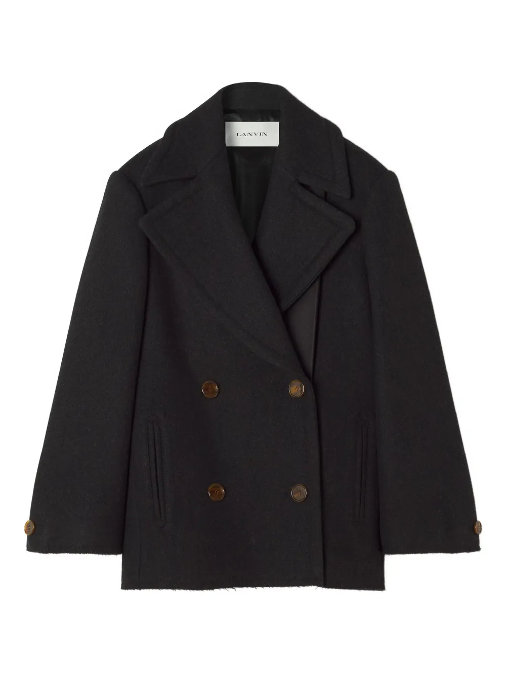 

Двубортная куртка Lanvin, черный