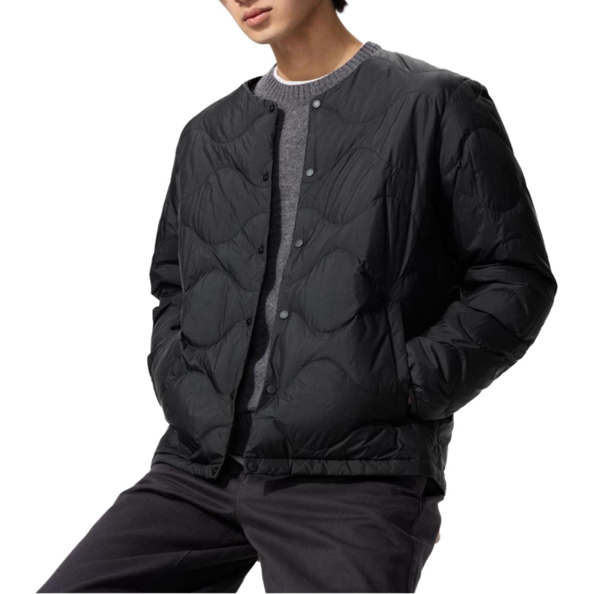 

UNIQLO Пуховик унисекс черный, Black