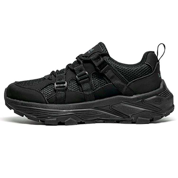 

LEAVELAND Низкие походные туфли мужские черные, цвет Black