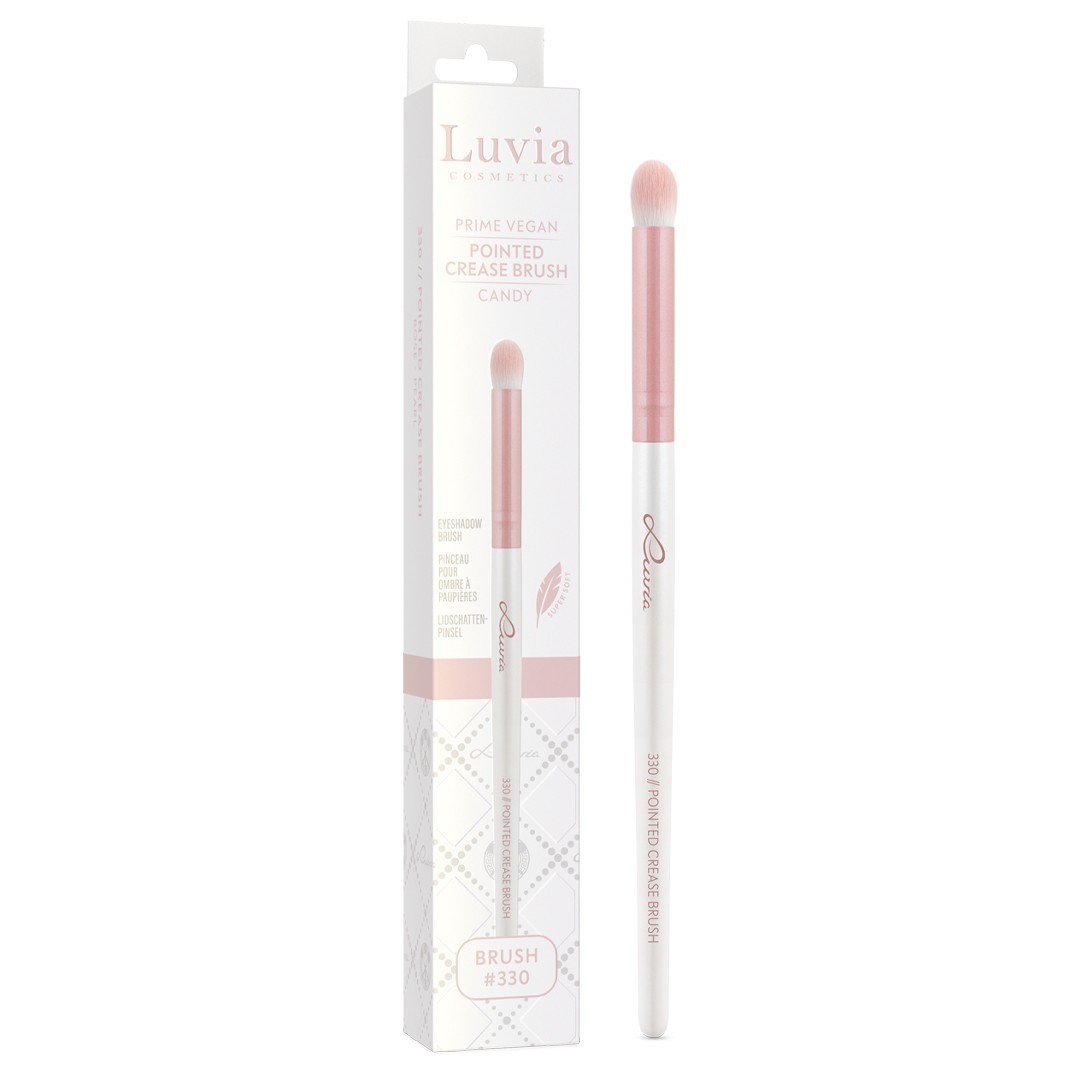 Кисть для теней 330 // pointed crease brush - prime vegan candy Luvia, количество 1 шт. — фото 3
