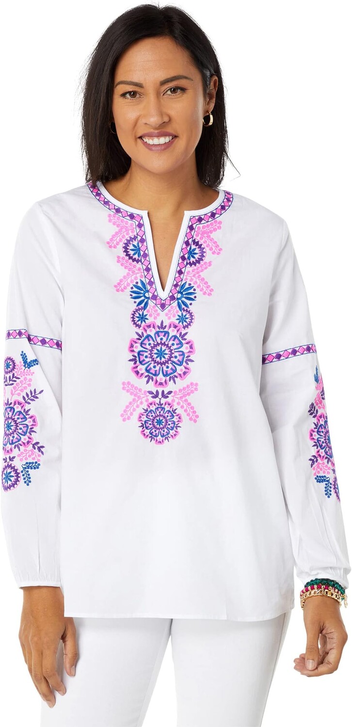 

Туника Lilly Pulitzer Coretta Tunic, цвет Resort White
