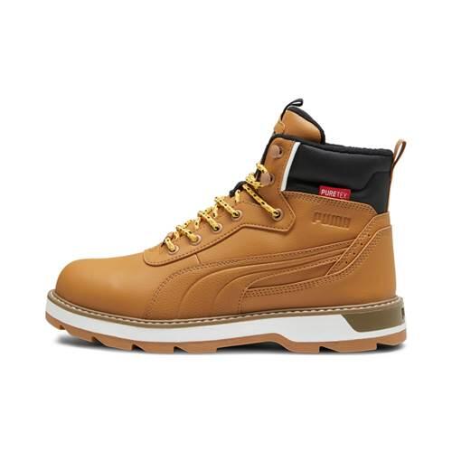 Ботинки Puma Desierto v3 коричневые, водонепроницаемые, 393928