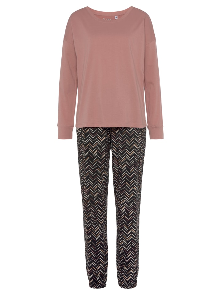 

VIVANCE DREAMS Пижама абрикосового и черного цвета