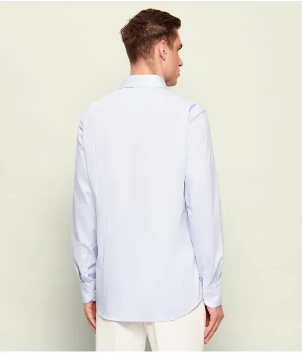 Рубашка H-HANK-SP-C1-261 slim fit Boss, небесно-голубой — фото 3