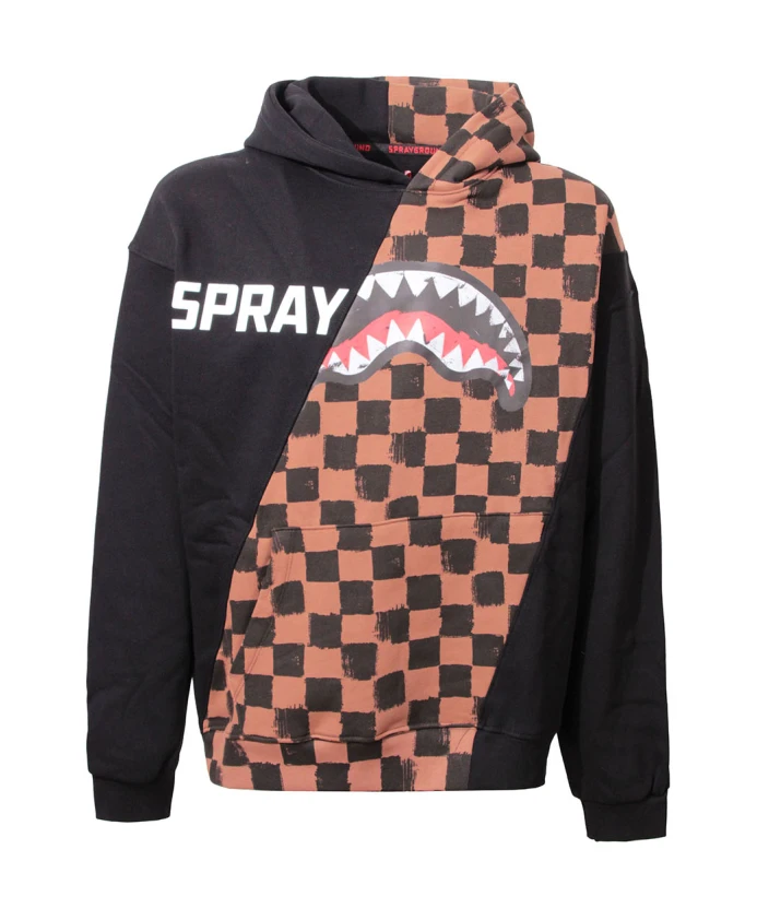 

Хлопковая толстовка с логотипом Sprayground, коричневый