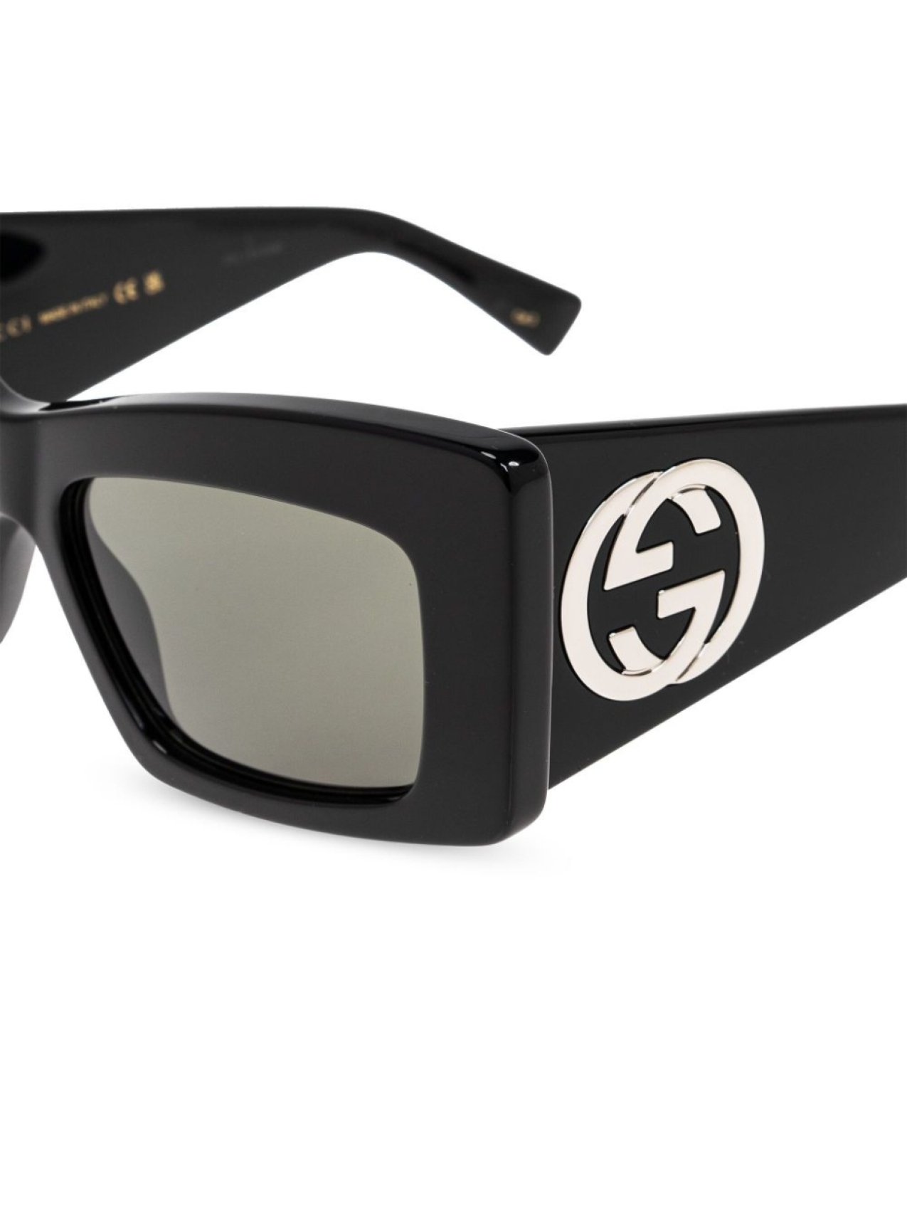 Солнцезащитные очки Gucci Eyewear с логотипом, черный — фото 2