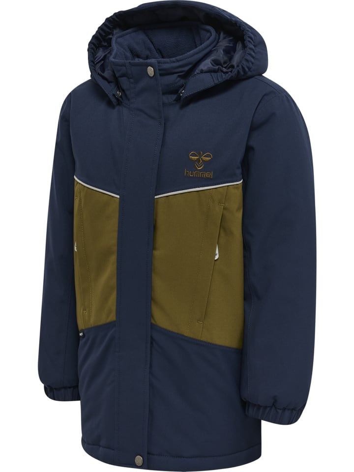 Hummel Куртка на молнии с отверстиями для больших пальцев Hmlconrad Lifestyle для мальчиков, цвет BLACK IRIS — фото 4