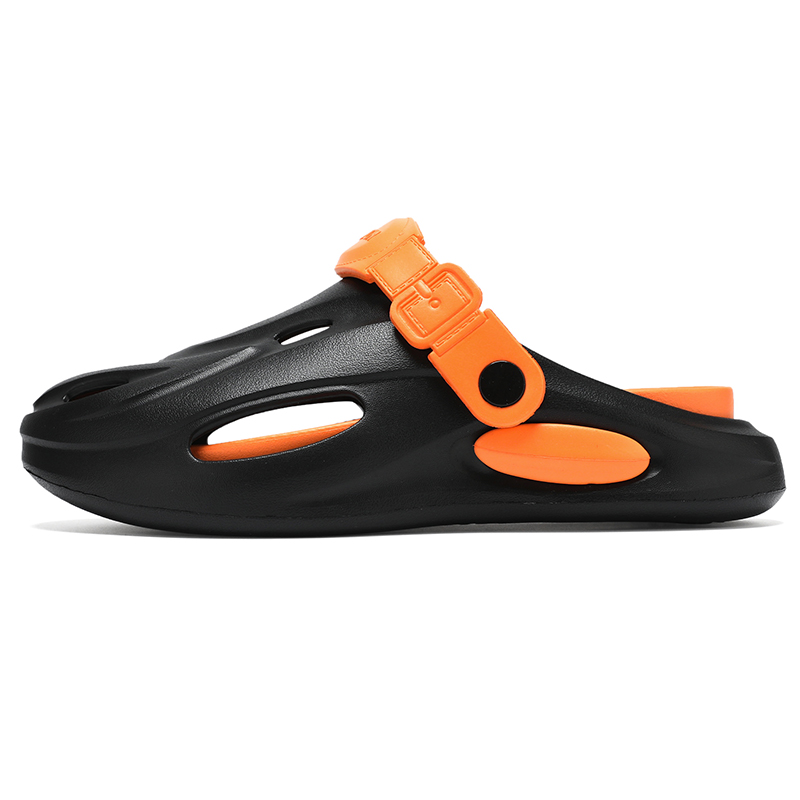 

NANJIREN Клоги унисекс черно-оранжевые, цвет Black Orange