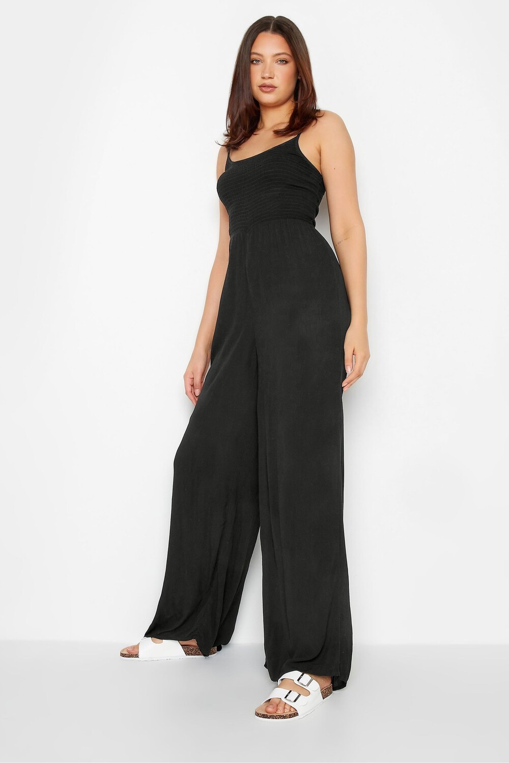 

Комбинезон с рюшами Long Tall Sally, черный