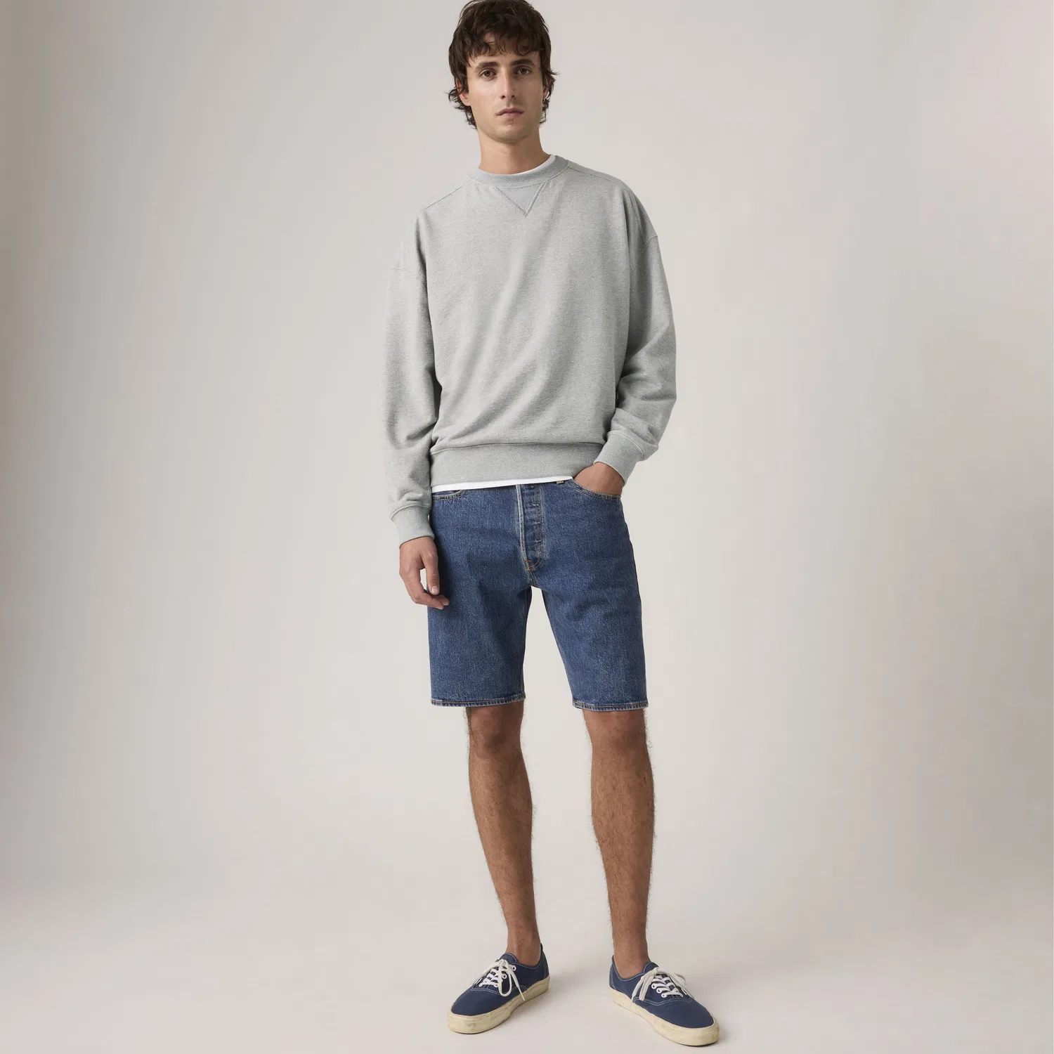 Мужские шорты 501 Original 9 дюймов Levi's, Medium Wash