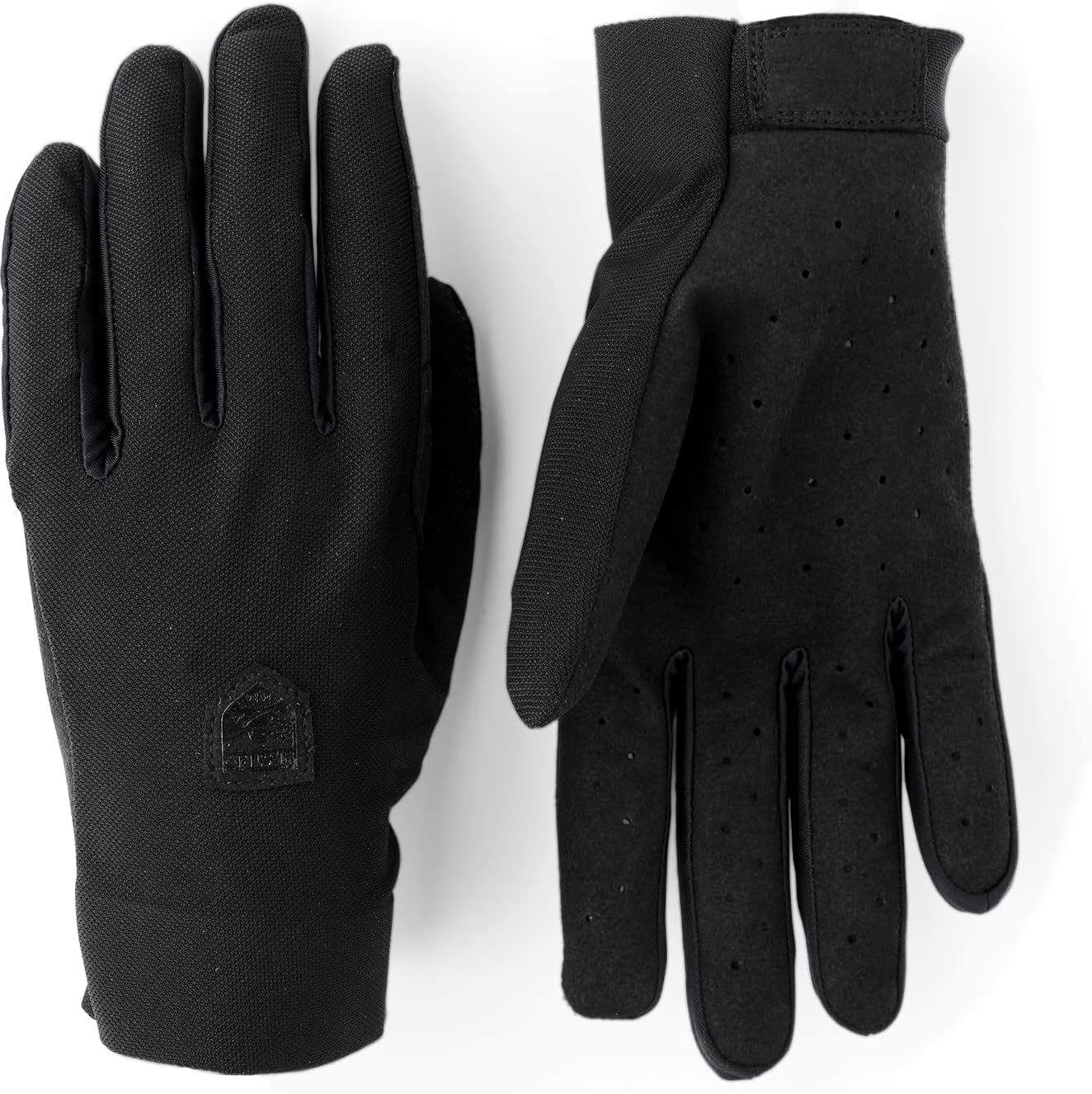 

Перчатки Hestra Unisex Ventair Long Full с пятью пальцами для езды на велосипеде, ходьбы и бега на открытом воздухе, Black