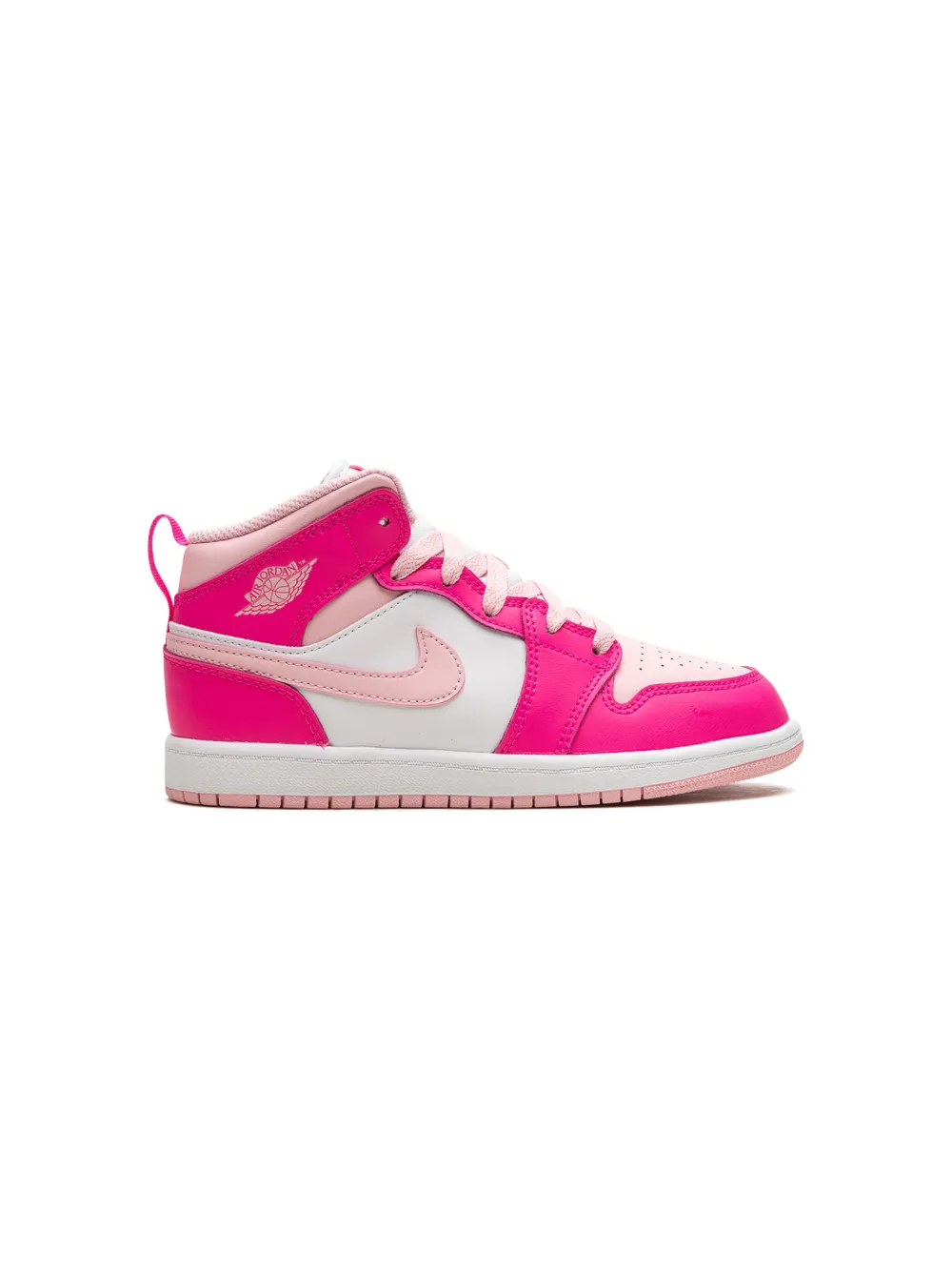 Кроссовки Air Jordan 1 Low Fierce Pink Jordan Kids, розовый — фото 2