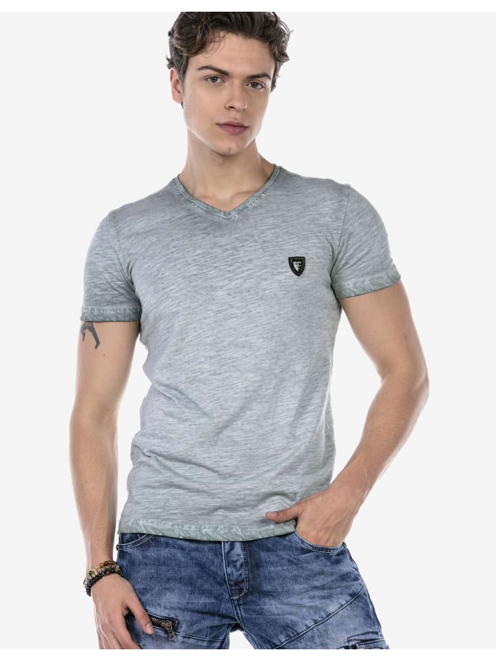 

Футболка светло-зеленого цвета Cipo & Baxx, Зеленый, Футболка светло-зеленого цвета Cipo & Baxx