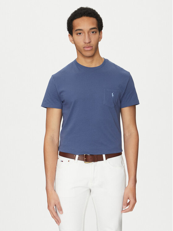 

Футболка классического кроя 710704248257 Polo Ralph Lauren, синий
