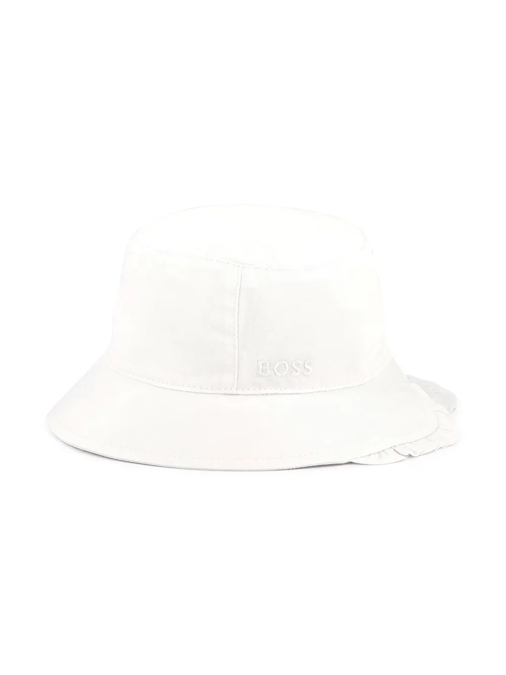 

Панама с логотипом BOSS Kidswear, белый