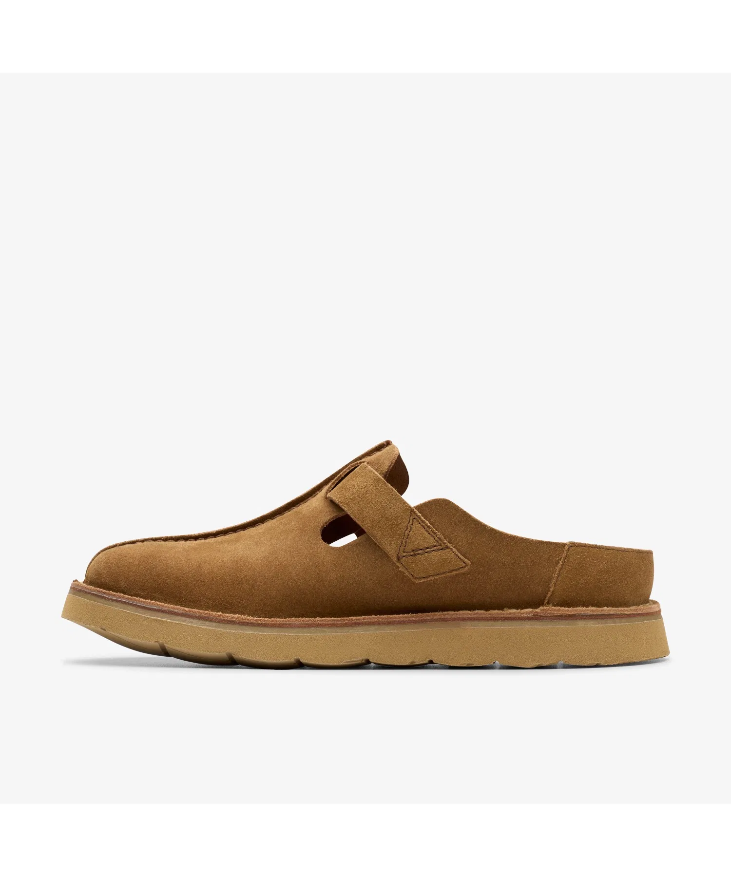 Мужские мюли Clarks Solsbury Mule из замши — фото 2