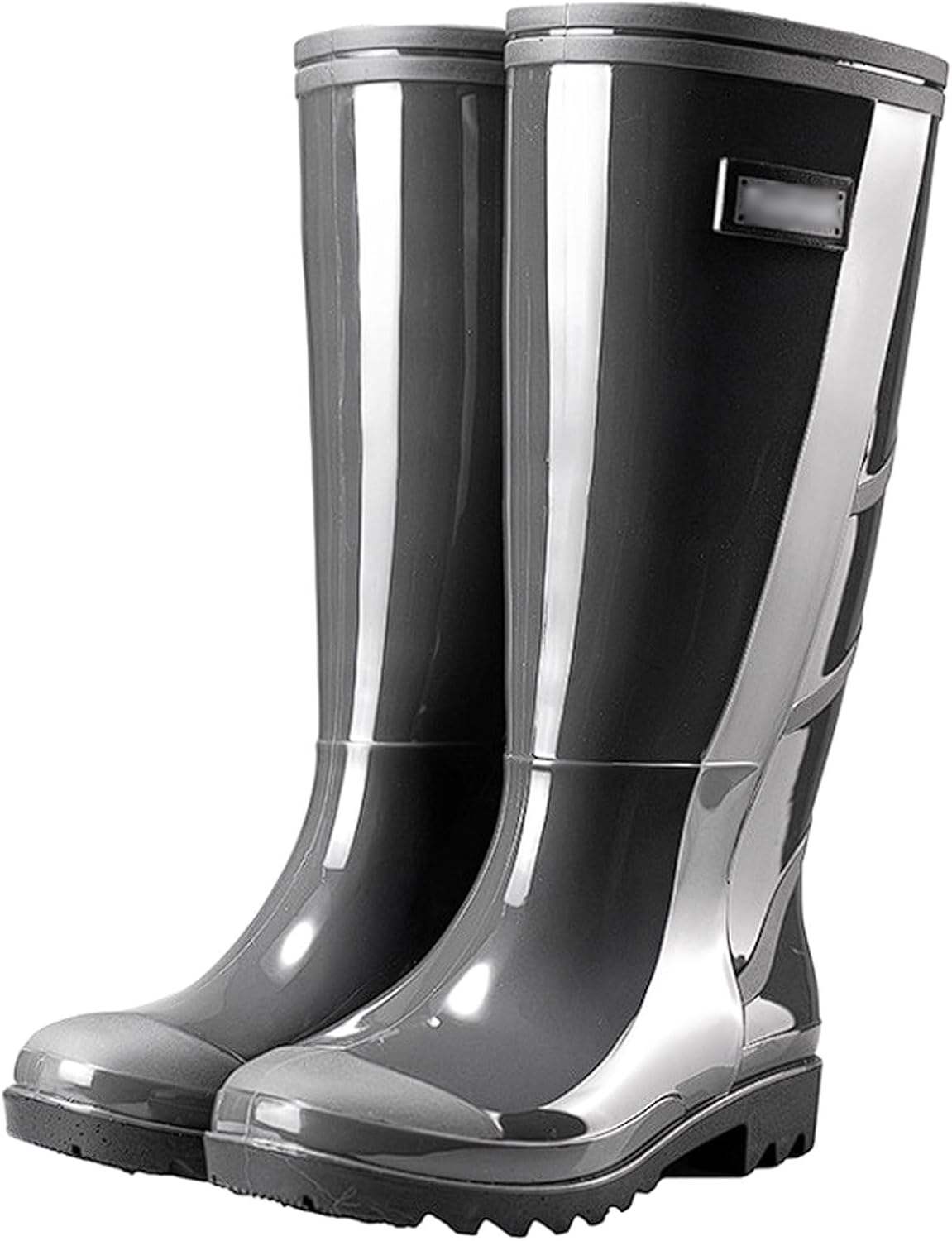 

Мужские камуфляжные водонепроницаемые высокие резиновые сапоги, зимние сапоги с теплой плюшевой подкладкой и подошвой из кожи коровы, водные туфли Clingre Boutique Shop, серый