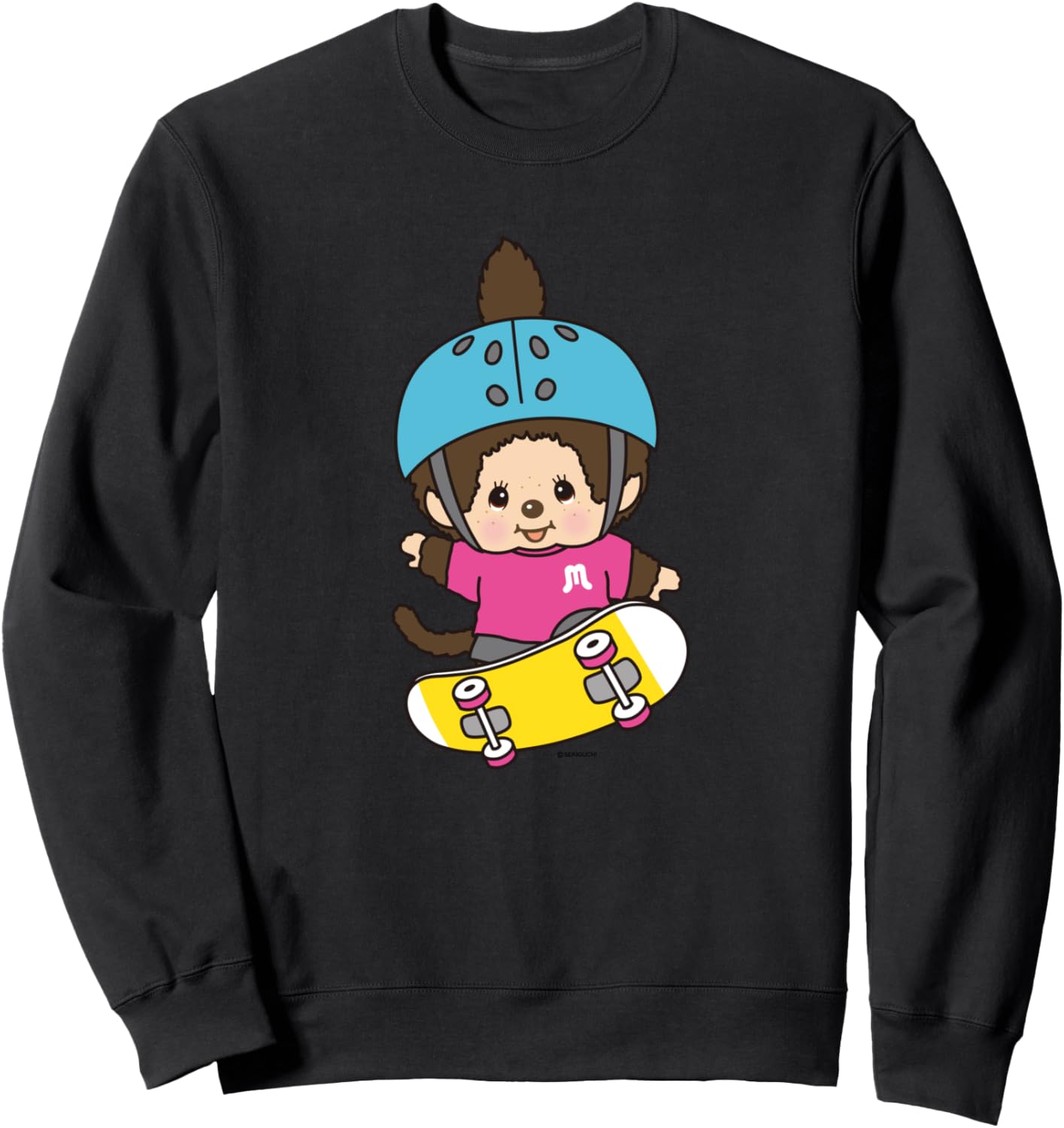 

Толстовка с графическим принтом Monchitch Monchhichi, черный