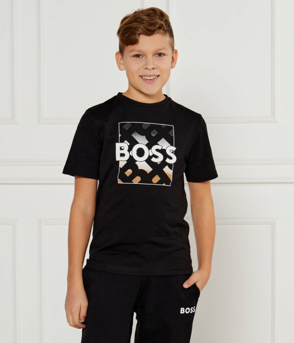 

Футболка Boss Kidswear Regular Fit, черный