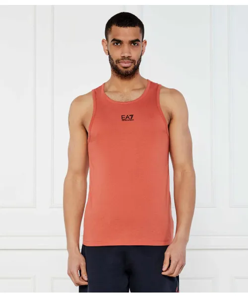 

Майка Slim fit Ea7, оранжевый