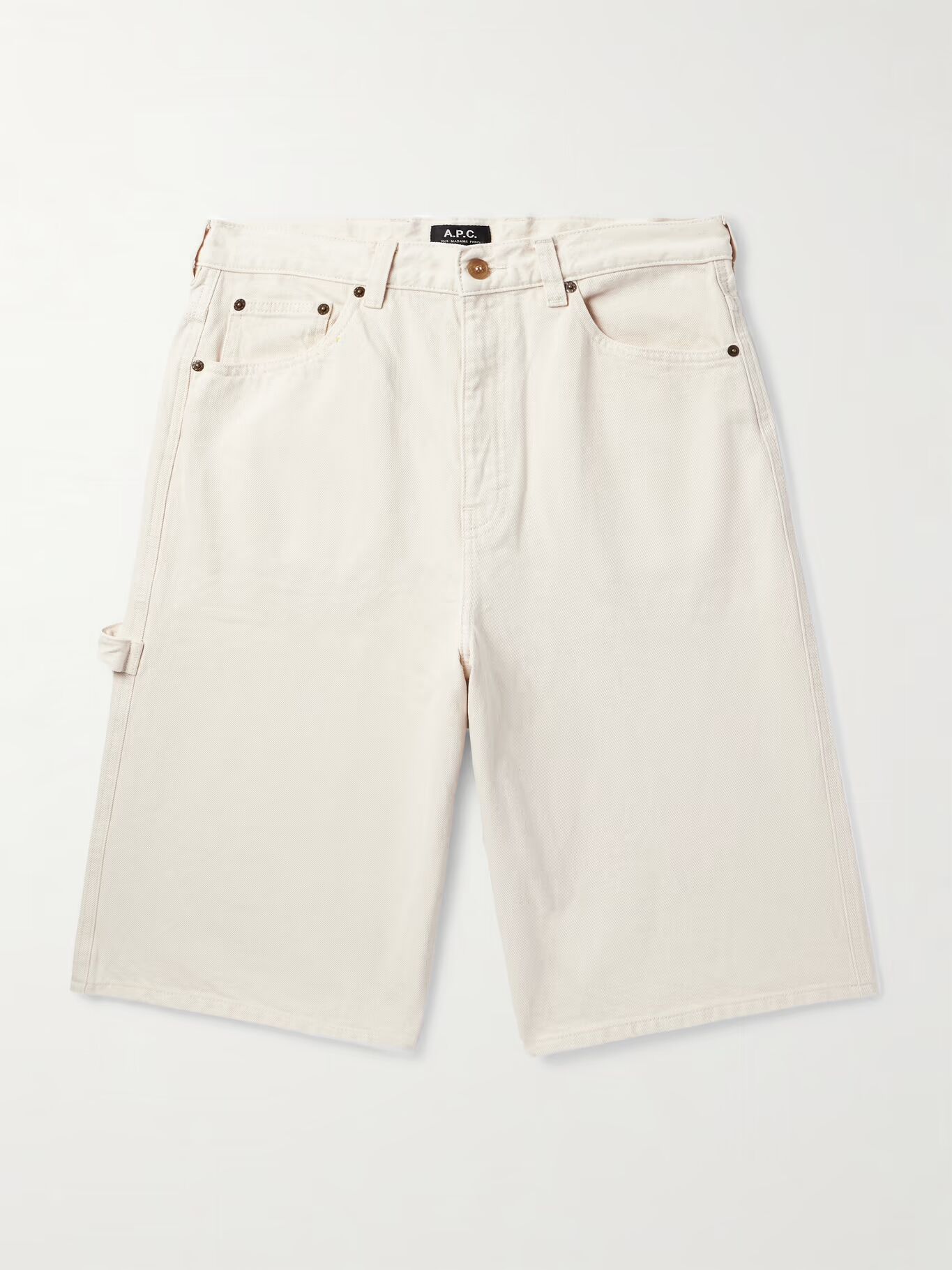 

Джинсовые шорты Westland A.P.C., экрю